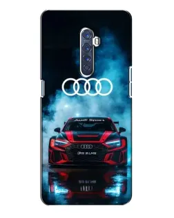 Чохол для OPPO Reno 2 з картинкою «Audi Sport — неон»