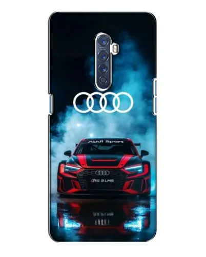 Чехол для OPPO Reno 2 с картинкой «Audi Sport — неон»