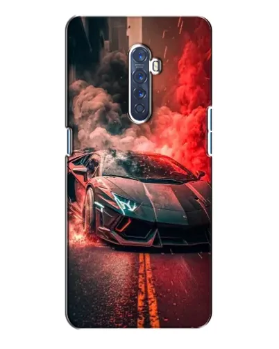 Чохол для OPPO Reno 2 з картинкою «Lamborghini червоний дим» Чохол для OPPO Reno 2 з картинкою «Lamborghini червоний дим»