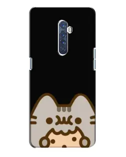 Чехол для OPPO Reno 2 с картинкой «Пушин на черном»