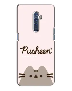 Чехол для OPPO Reno 2 с картинкой «Pusheen логотип»