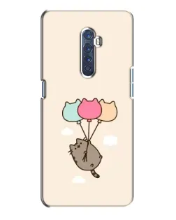 Чехол для OPPO Reno 2 с картинкой «Пушин на шариках»