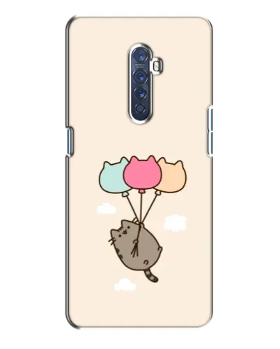 Чехол для OPPO Reno 2 с картинкой «Пушин на шариках»