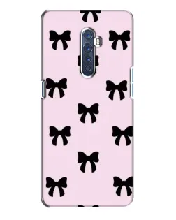 Чохол для OPPO Reno 2 з картинкою «Чорні банти Coquette»