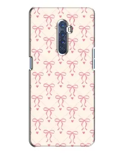 Чохол для OPPO Reno 2 з картинкою «Рожеві бантики Coquette»