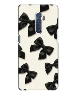Чохол для OPPO Reno 2 з картинкою «Чорні бантики»