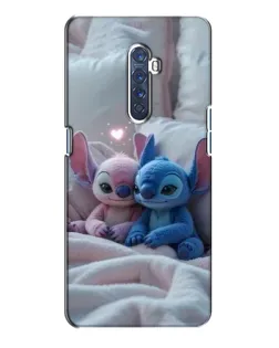 Чохол для OPPO Reno 2 з картинкою «Плюшеві Стіч Ангел»