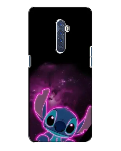Чехол для OPPO Reno 2 с картинкой «Неоновый Stitch»