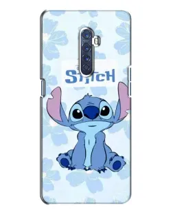 Чохол для OPPO Reno 2 з картинкою «Stitch серед квітів»