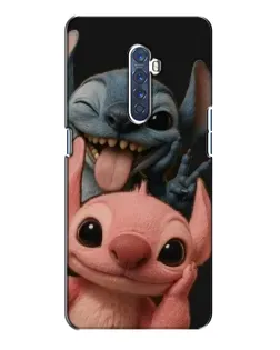 Чохол для OPPO Reno 2 з картинкою «Стіч та Ангел»