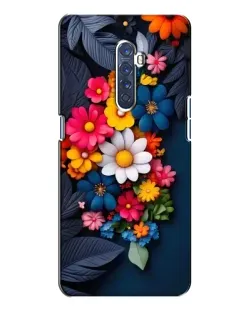Чохол для OPPO Reno 2 з картинкою «Квіткова феєрія»