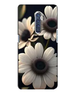 Чохол для OPPO Reno 2 з картинкою «Білі маргаритки макро»