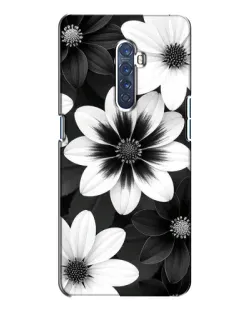 Чохол для OPPO Reno 2 з картинкою «Монохромні айстри»