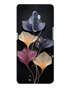 Чохол для OPPO Reno 2 з картинкою «Лілові квіти грації»