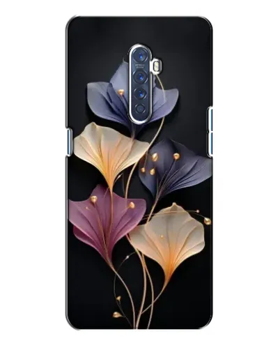 Чехол для OPPO Reno 2 с картинкой «Лиловые цветы грации»