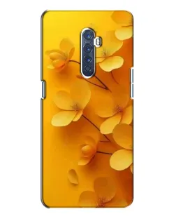 Чохол для OPPO Reno 2 з картинкою «Золоті пелюстки»