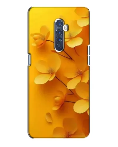Чехол для OPPO Reno 2 с картинкой «Золотые лепестки»