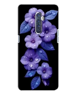 Чохол для OPPO Reno 2 з картинкою «Фіолетові квіти з росою» Чохол для OPPO Reno 2 з картинкою «Фіолетові квіти з росою»