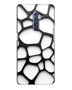 Чохол для OPPO Reno 2 з картинкою «Біла об'ємна сітка» Чохол для OPPO Reno 2 з картинкою «Біла об'ємна сітка»
