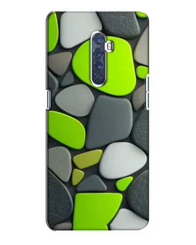 Чехол для OPPO Reno 2 с картинкой «Яркая неоновая галька» Чехол для OPPO Reno 2 с картинкой «Яркая неоновая галька»