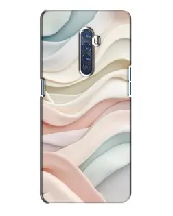 Чехол для OPPO Reno 2 с картинкой «Пастельные нежные волны»
