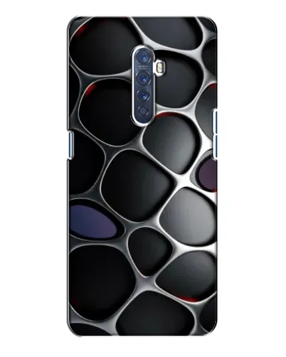 Чехол для OPPO Reno 2 с картинкой «Объемная темная решетка» Чехол для OPPO Reno 2 с картинкой «Объемная темная решетка»