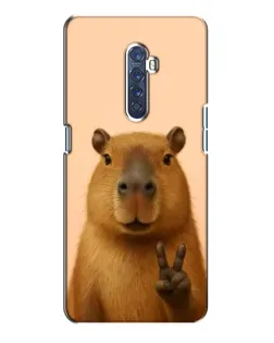 Чохол для OPPO Reno 2 з картинкою «Капібара вікторія»