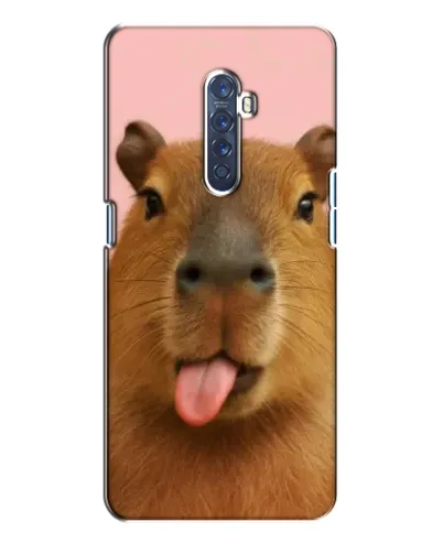 Чохол для OPPO Reno 2 з картинкою «Капібара з язиком»