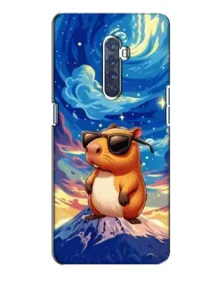 Чохол для OPPO Reno 2 з картинкою «Капібара Ван Гога»