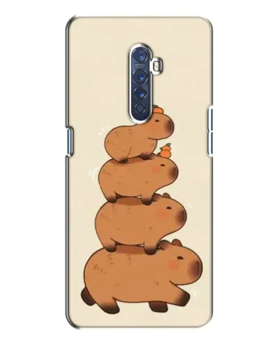 Чохол для OPPO Reno 2 з картинкою «Вежа з капібар»