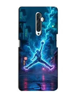 Чехол для OPPO Reno 2Z с картинкой «Jordan Gold Jumpman»