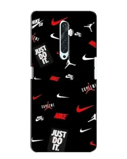 Чехол для OPPO Reno 2Z с картинкой «Nike Mix Pattern»