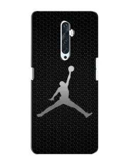 Чехол для OPPO Reno 2Z с картинкой «Jordan Dark Carbon»