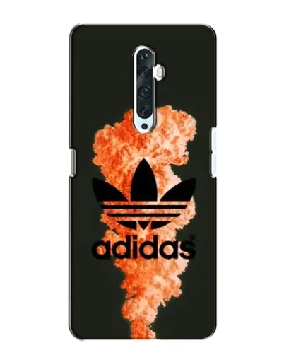 Чехол для OPPO Reno 2Z с картинкой «Оранжевый дым Adidas»