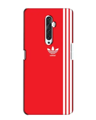 Чехол для OPPO Reno 2Z с картинкой «Красный минимализм Adidas»