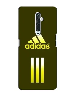 Чехол для OPPO Reno 2Z с картинкой «Оливковый градиент Adidas»
