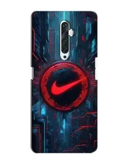 Чехол для OPPO Reno 2Z с картинкой «Техногенный стиль Nike»