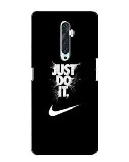 Чехол для OPPO Reno 2Z с картинкой «Текстовый принт Nike»