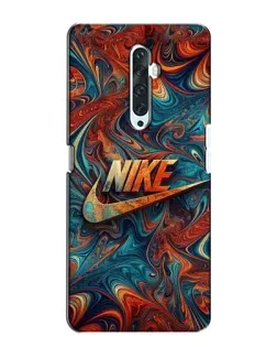 Чехол для OPPO Reno 2Z с картинкой «Nike в абстракции»
