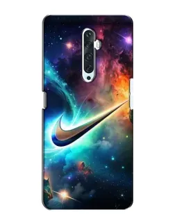 Чехол для OPPO Reno 2Z с картинкой «Космический Nike Swoosh»