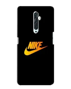 Чехол для OPPO Reno 2Z с картинкой «Золотой логотип Nike»