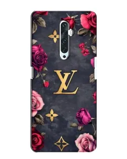 Чехол для OPPO Reno 2Z с картинкой «Цветочный Louis Vuitton»
