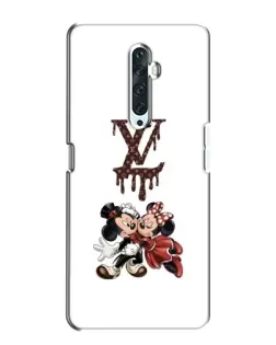 Чехол для OPPO Reno 2Z с картинкой «LV и Микки Маус»