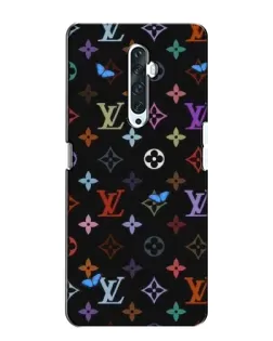 Чехол для OPPO Reno 2Z с картинкой «Цветная монограмма LV»