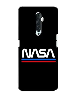 Чехол для OPPO Reno 2Z с картинкой «NASA — классика Red Blue»
