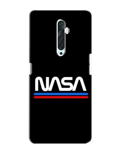 Чехол для OPPO Reno 2Z с картинкой «NASA — классика Red Blue» Чехол для OPPO Reno 2Z с картинкой «NASA — классика Red Blue»