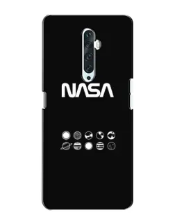 Чехол для OPPO Reno 2Z с картинкой «NASA — технический принт»