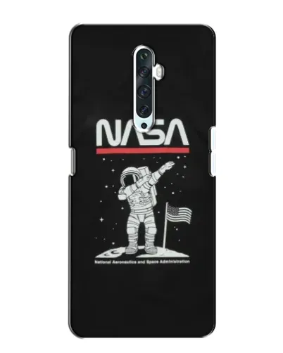 Чехол для OPPO Reno 2Z с картинкой «NASA — шагаем по Луне» Чехол для OPPO Reno 2Z с картинкой «NASA — шагаем по Луне»
