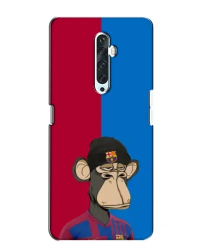 Чехол для OPPO Reno 2Z с картинкой «Bored Ape — фанат Барсы»