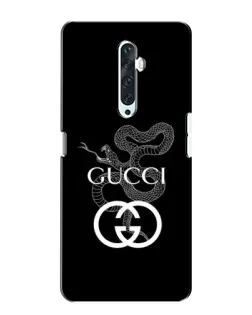 Чехол для OPPO Reno 2Z с картинкой «Gucci — серебряная змея»
